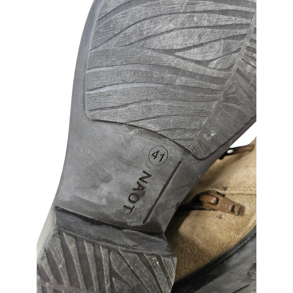 Naot 41 Ethic Suede Leather Ankle Boot Comfort Western Casual Minimalist - Picture 3 of 4